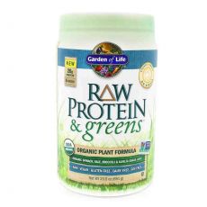 RAW Protein & Greens Organic - lehce slazený 651g.