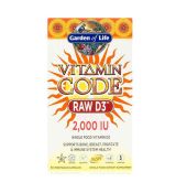 Vitamín D3 - RAW Vitamin Code - 2000IU - 60 kapslí