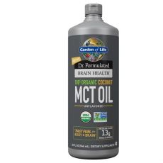 Dr. Formulated 100% organický-BIO kokosový MCT olej 946 ml.