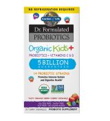 Dr. Formulated organická probiotika - pro děti - 5 miliard CFU s příchutí lesního ovoce a třešně 30 tablet