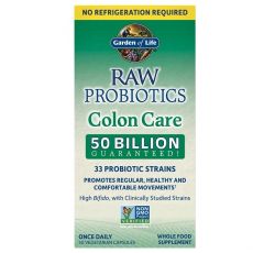 RAW Probiotika - péče o tlusté střevo - 50 miliard CFU - 30 kapslí