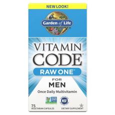 Vitamin Code RAW ONE Men - multivitamín pro muže 75 kapslí