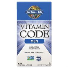 Vitamin Code RAW Men -multivitamín pro muže - 120 kapslí