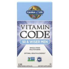 Vitamin Code RAW Men 50 - pro muže po padesátce - 120 kapslí