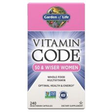 Vitamin Code RAW Women 50- pro ženy po padesátce - 120 kapslí