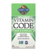 Vitamín B-Komplex - RAW Vitamin Code -60 kapslí