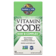 Vitamín B-Komplex - RAW Vitamin Code -60 kapslí