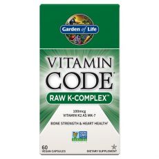 Vitamín K - Komplex - RAW Vitamin Code - 60 kapslí