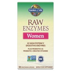 RAW enzymy Women Digestive Health - pro ženy - podpora trávení 90 kapslí