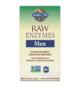 RAW Enzymy Men Digestive Health  - pro muže - podpora trávení 90 kapslí