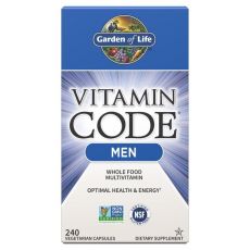 Vitamin Code RAW Men -multivitamín pro muže - 240 kapslí