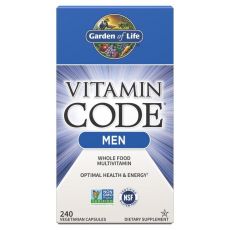 Vitamin Code RAW Men -multivitamín pro muže - 240 kapslí