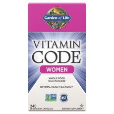 Vitamin Code RAW Women - multivitamín pro ženy - 240 kapslí