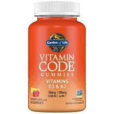 Vitamin Code D3 Plus K2 - 45 Gummies