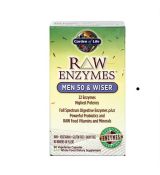 RAW Enzymy Men 50 & Wiser - pro muže po padesátce 90 kapslí