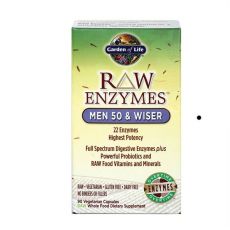 RAW Enzymy Men 50 & Wiser - pro muže po padesátce 90 kapslí